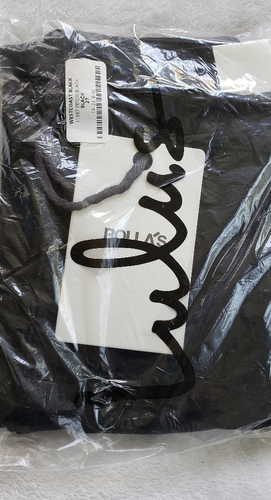 Rolla's Westcoast high waisted black jeans